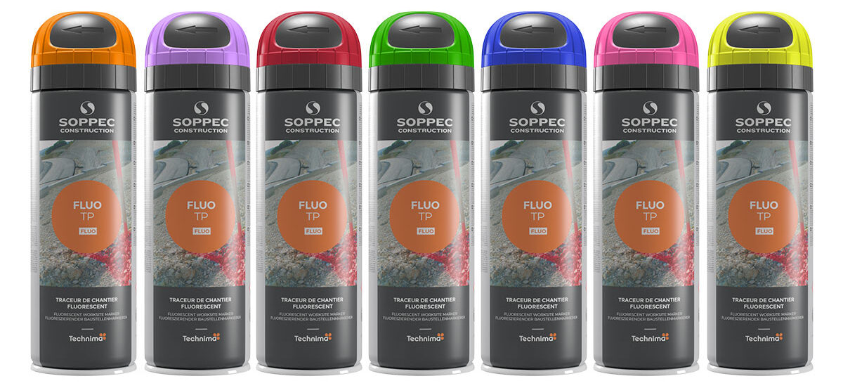 Farba do znakowania Soppec Fluo TP 7 kolorów