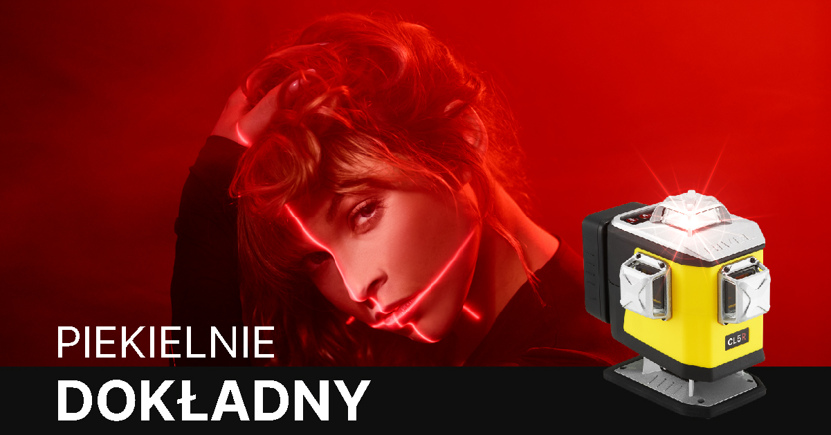 laser krzyżowy Nivel System Cl5 ze spadkami
