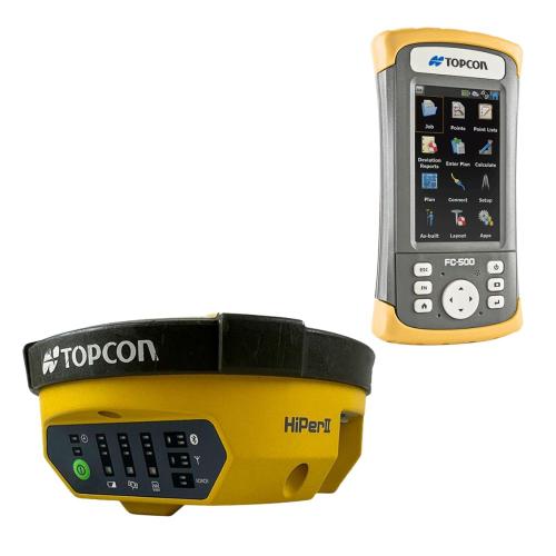 Odbiornik GNSS Topcon HiPer II z kontrolerem FC-500