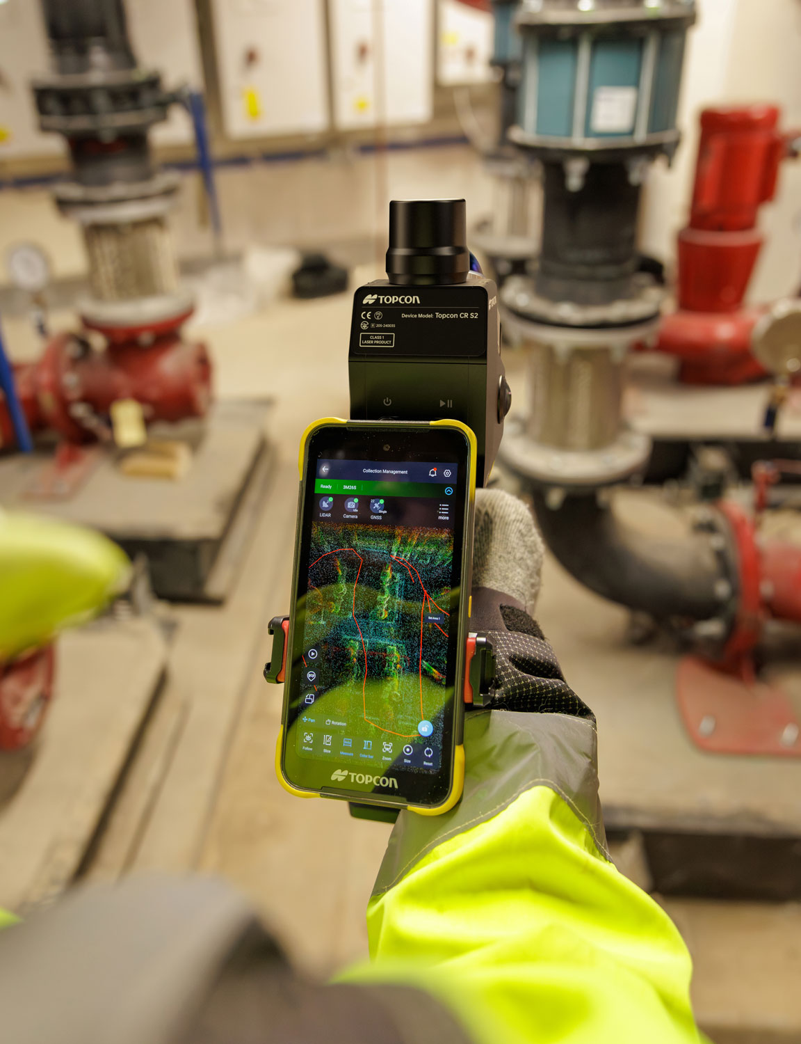 skaner 3d marki topcon, model CR s2