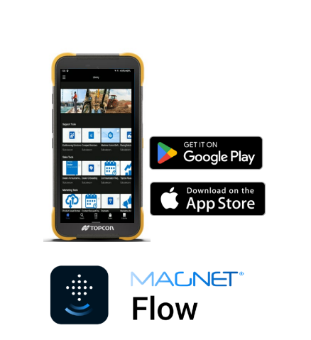 Aplikacja Topcon Magnet Flow
